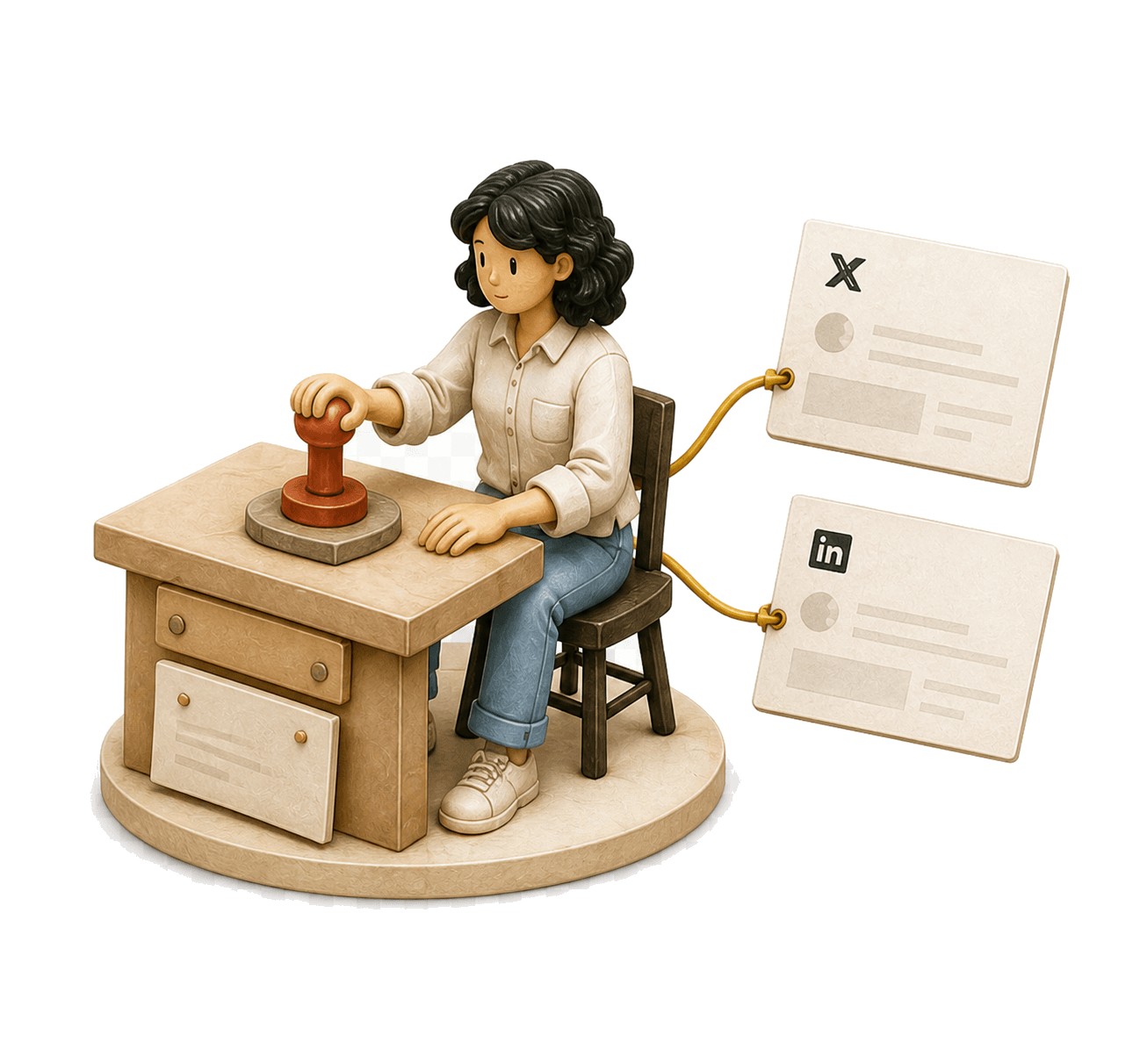 Listener-Editor — Let one approved main draft change shape.